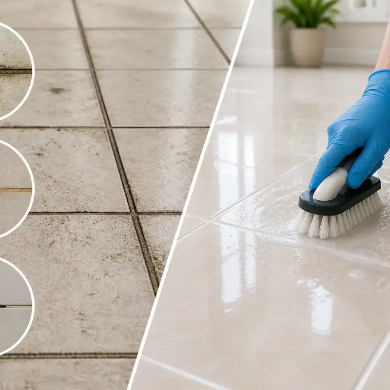 Floor Tile Grout Cleaning Service