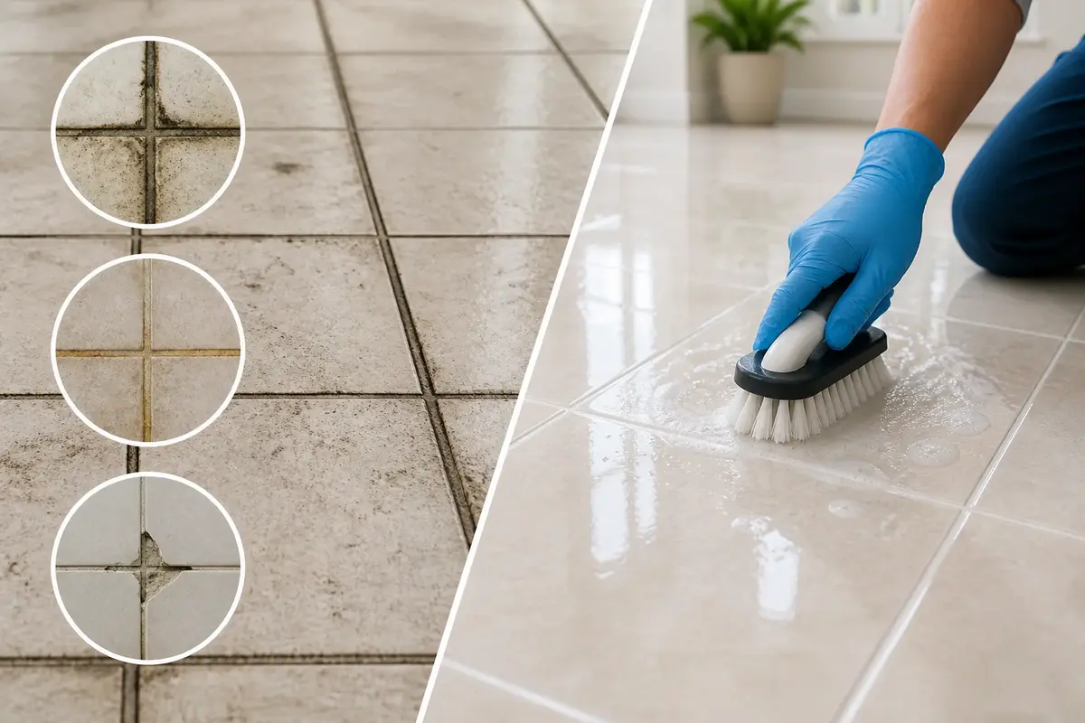 Floor Tile Grout Cleaning Service